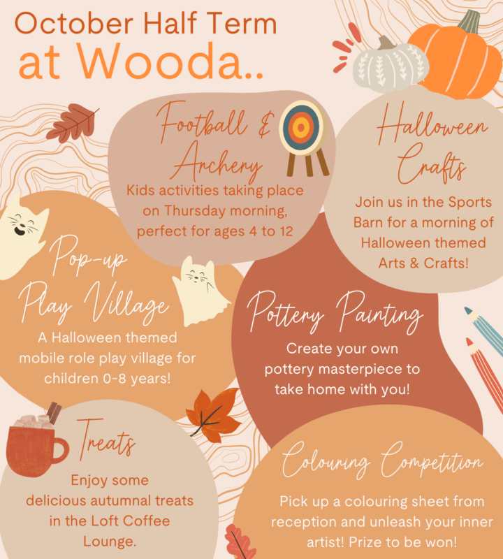 October Half Term activities at Wooda Farm Holiday Park 2025